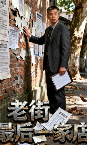 短剧《老街最后一家店》海报