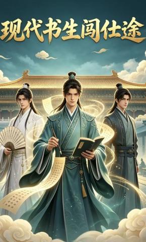 短剧《现代书生闯仕途》海报