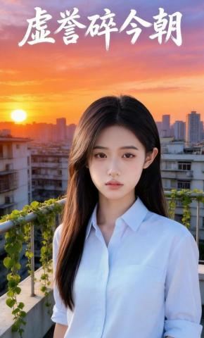 短剧《虚誉碎今朝》海报