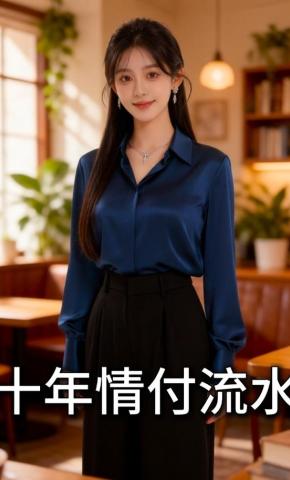 短剧《十年情付流水》海报