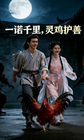 短剧《一诺千里，灵鸡护善》海报