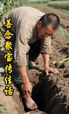 短剧《善念聚宝传佳话》海报