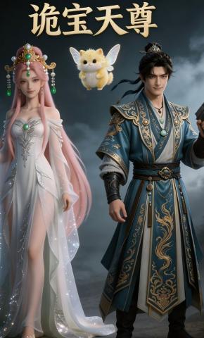 短剧《诡宝天尊》海报