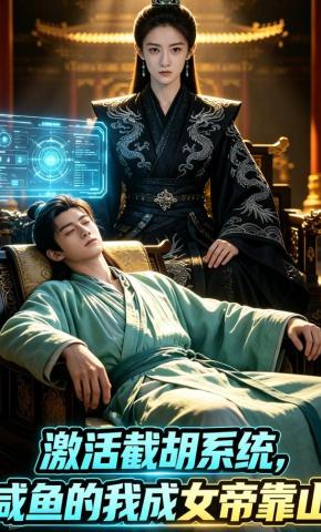 短剧《激活截胡系统，咸鱼的我成女帝靠山》海报
