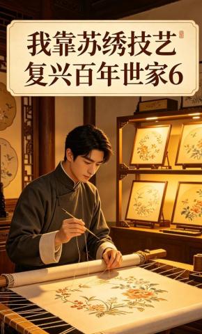 短剧《我靠苏绣技艺复兴百年世家6》海报