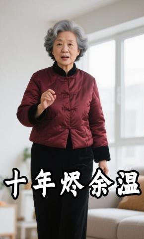 短剧《十年烬余温》海报