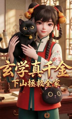 短剧《玄学真千金：下山拯救全家》海报