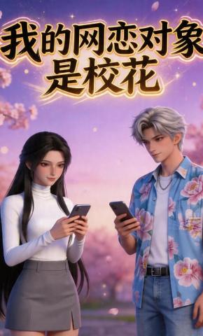 短剧《我的网恋对象是校花》海报