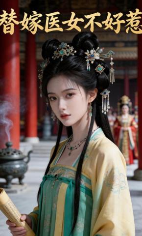 短剧《替嫁医女不好惹》海报