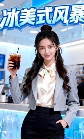 短剧《冰美式风暴》海报