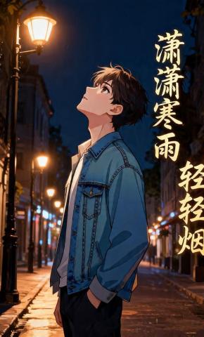 短剧《潇潇寒雨轻轻烟》海报