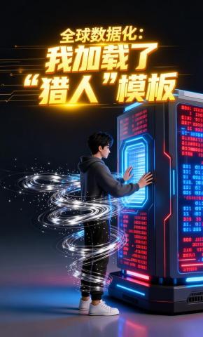 短剧《全球数据化我加载了猎人模板》海报