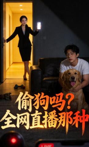 短剧《偷狗吗？全网直播那种》海报