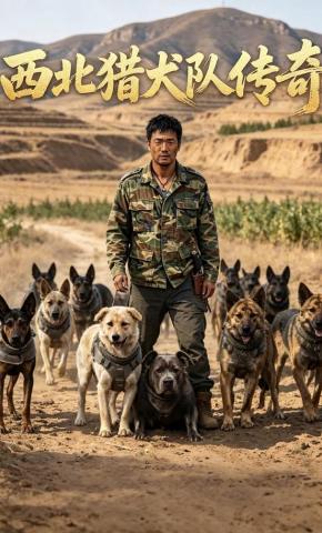 短剧《西北猎犬队传奇》海报
