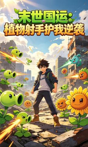 短剧《末世国运：植物射手护我逆袭》海报