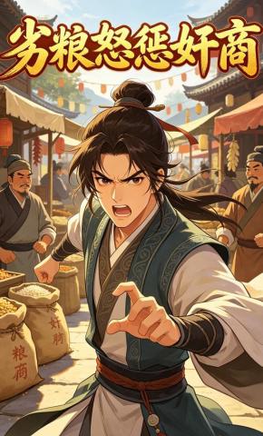 短剧《劣粮怒惩奸商》海报