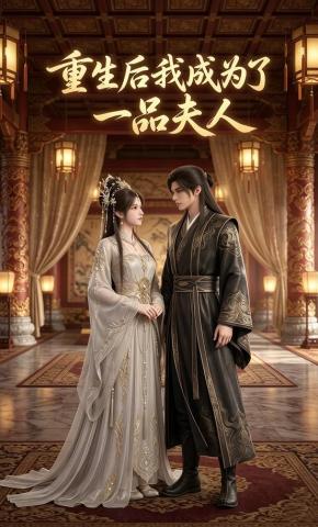 短剧《重生后，我成为了一品夫人》海报