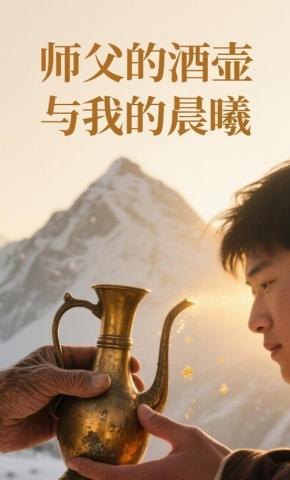 短剧《师父的酒壶与我的晨曦》海报