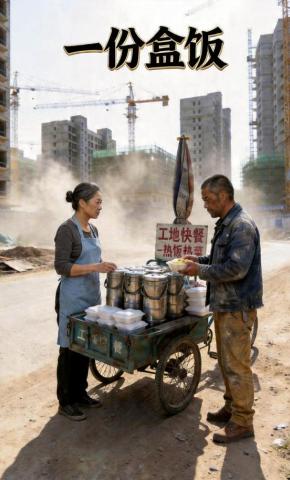 短剧《一份盒饭》海报