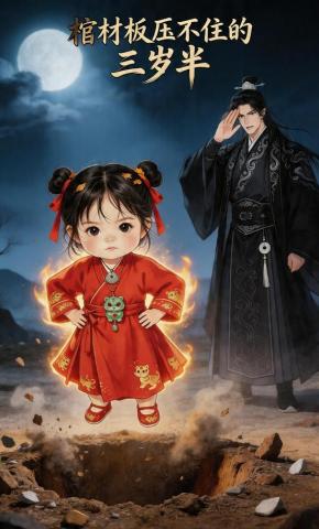 短剧《棺材板压不住的三岁半》海报