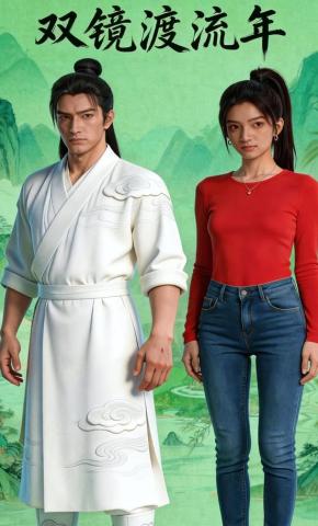 短剧《双镜渡流年》海报
