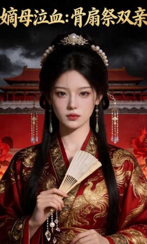 短剧《嫡母泣血：骨扇祭双亲》海报