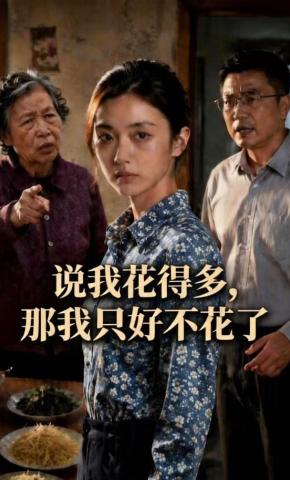 短剧《说我花得多，那我只好不花了》海报