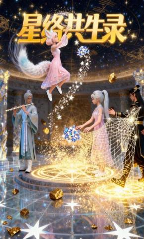 短剧《星络共生录》海报