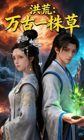 短剧《洪荒，万古一株草》海报