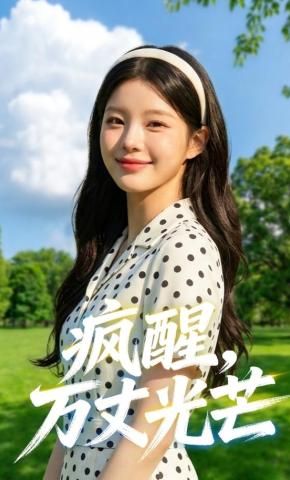 短剧《疯醒，万丈光芒》海报