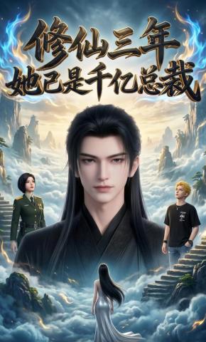 短剧《修仙三年她已是千亿总裁》海报