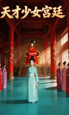 短剧《天才少女宫廷》海报