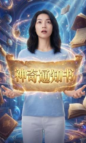 短剧《神奇通知书》海报