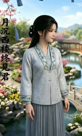 短剧《月沉西楼终见君》海报