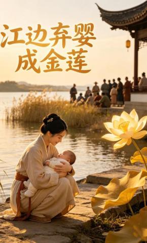 短剧《江边弃婴成金莲》海报