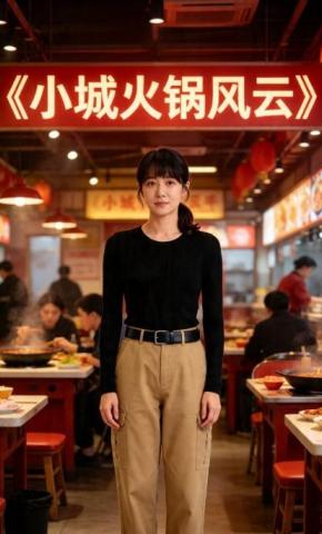 短剧《小城火锅风云》海报