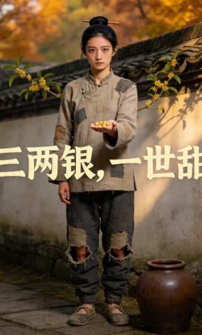 短剧《三两银，一世甜》海报