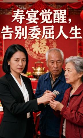 短剧《寿宴觉醒，告别委屈人生》海报