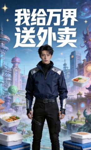 短剧《我给万界送外卖》海报