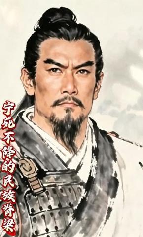 短剧《宁死不降的民族脊梁》海报