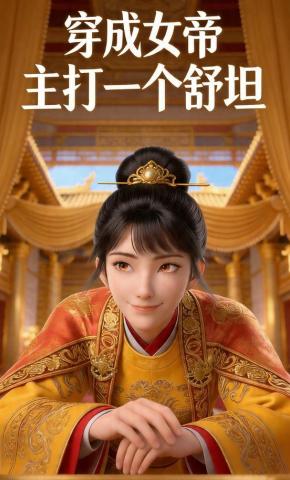 短剧《穿成女帝主打一个舒坦》海报