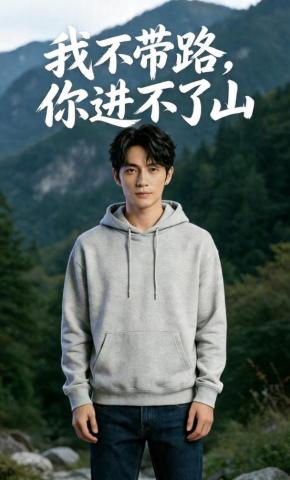 短剧《我不带路，你进不了山》海报