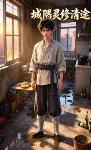 短剧《城隅灵修清途》海报