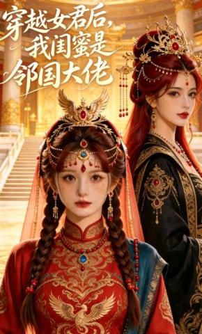 短剧《穿越女君后，我闺蜜是邻国大佬》海报