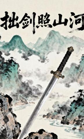 短剧《拙剑照山河》海报