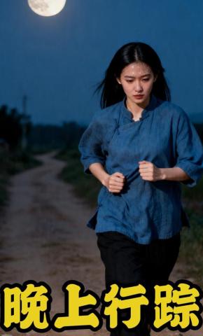 短剧《晚上行踪》海报