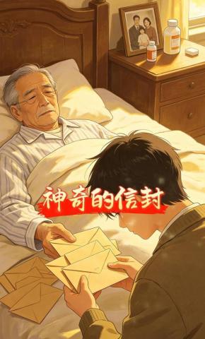 短剧《神奇的信封》海报