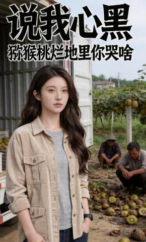 短剧《说我心黑，猕猴桃烂地里你哭啥》海报