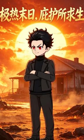 短剧《极热末日，庇护所求生》海报