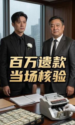 短剧《百万遗款当场核验》海报